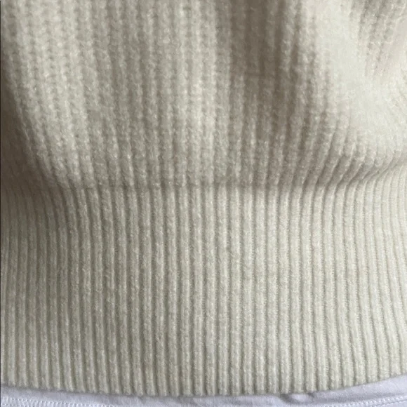 White House Black Market Cream Cowl Neck Sweater - Picture 12 of 12